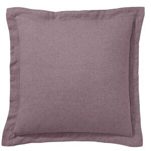 EUC - Set of 2 Pottery Barn Belgian Flax Linen Euro Shams - Color: Fig